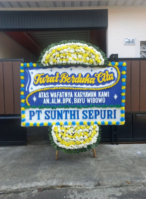 Papan Bunga Duka di Sukamara